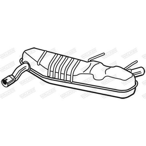 Koncový tlmič výfuku 25138 /WALKER/ - obr. 4