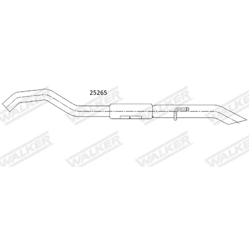 Koncový tlmič výfuku 25265 /WALKER/ - obr. 1
