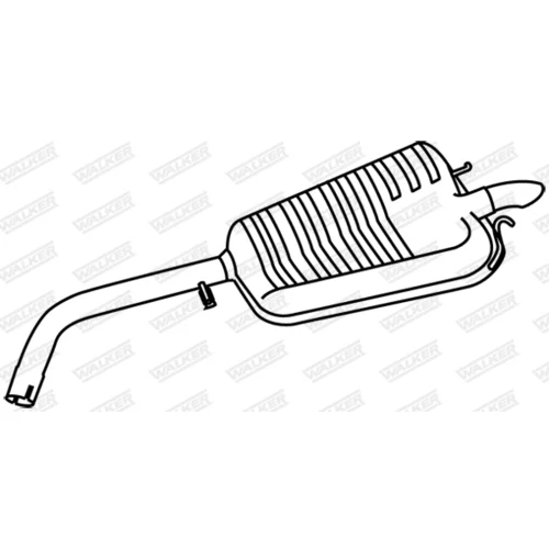 Koncový tlmič výfuku 70204 /WALKER/ - obr. 8