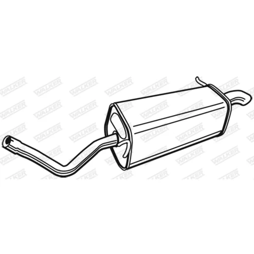 Koncový tlmič výfuku WALKER 71340