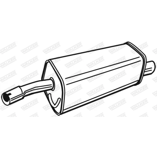 Koncový tlmič výfuku 71396 /WALKER/ - obr. 9