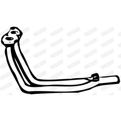 Výfukové potrubie WALKER 04753