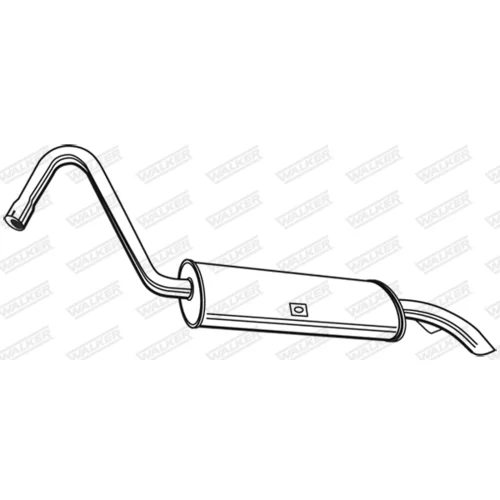 Koncový tlmič výfuku WALKER 13489