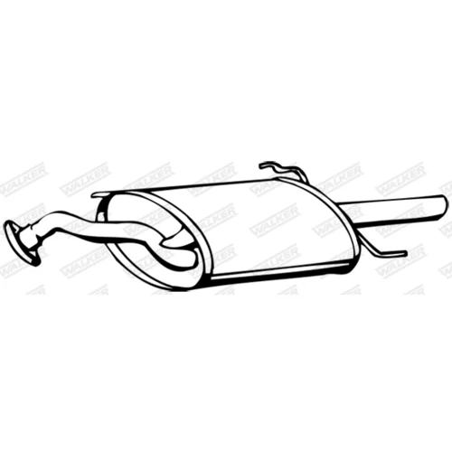 Koncový tlmič výfuku WALKER 14350