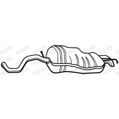 Koncový tlmič výfuku WALKER 21567
