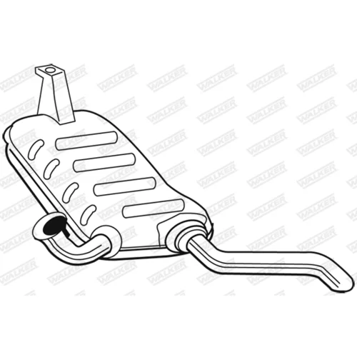 Koncový tlmič výfuku WALKER 22505