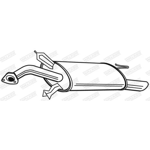 Koncový tlmič výfuku 22577 /WALKER/ - obr. 8