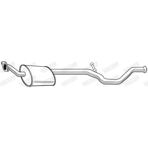 Stredný tlmič výfuku 22644 /WALKER/ - obr. 5