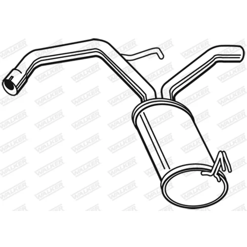 Koncový tlmič výfuku 23093 /WALKER/ - obr. 8