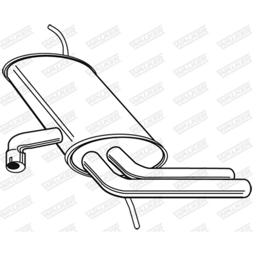 Koncový tlmič výfuku 23259 /WALKER/ - obr. 2