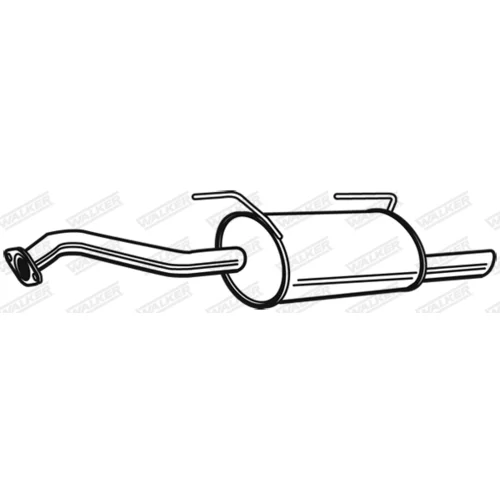 Koncový tlmič výfuku 23521 /WALKER/ - obr. 9