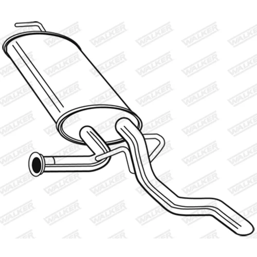 Koncový tlmič výfuku 23690 /WALKER/ - obr. 8