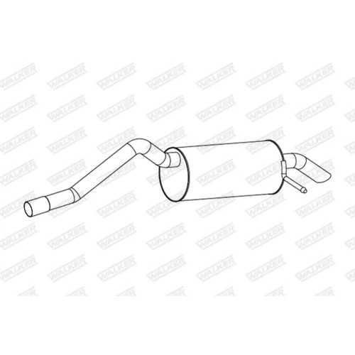 Koncový tlmič výfuku WALKER 25228