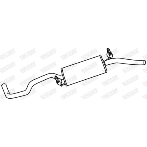 Koncový tlmič výfuku 70510 /WALKER/ - obr. 8