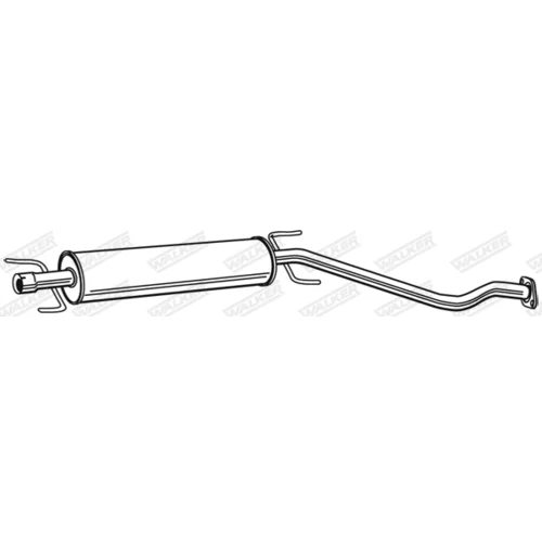 Stredný tlmič výfuku 71678 /WALKER/ - obr. 8