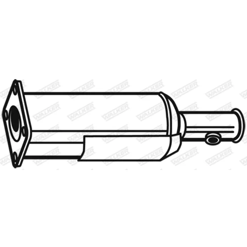 Filter sadzí/pevných častíc výfukového systému 73180 /WALKER/ - obr. 3