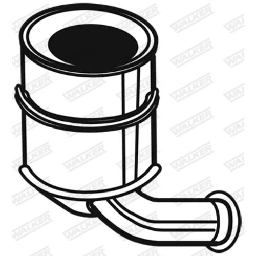 Filter sadzí/pevných častíc výfukového systému 93072 /WALKER/ - obr. 4