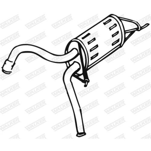 Koncový tlmič výfuku WALKER 16809