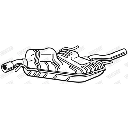 Koncový tlmič výfuku WALKER 21037