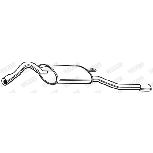 Koncový tlmič výfuku 21756 /WALKER/ - obr. 4