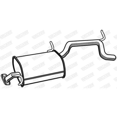Koncový tlmič výfuku 22174 /WALKER/ - obr. 4