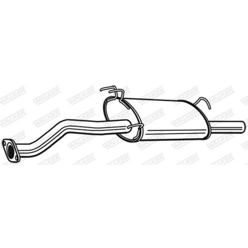 Koncový tlmič výfuku 22268 /WALKER/ - obr. 2