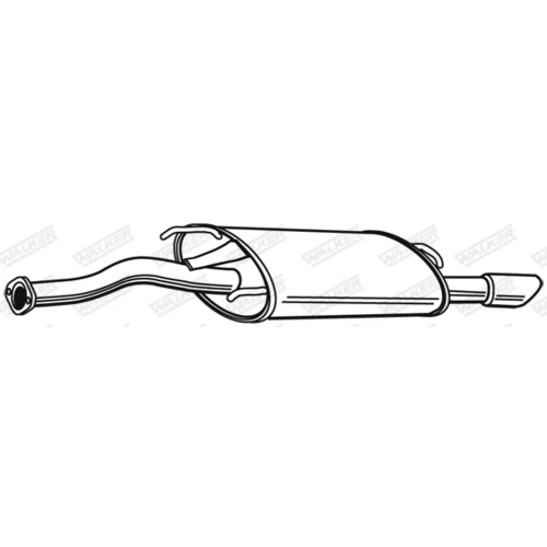 Koncový tlmič výfuku WALKER 22314