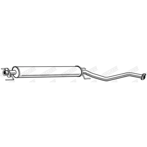 Stredný tlmič výfuku 22533 /WALKER/ - obr. 8