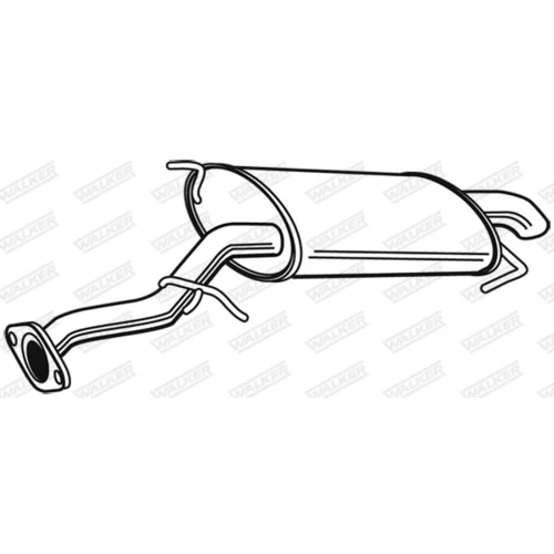 Koncový tlmič výfuku 23326 /WALKER/ - obr. 9