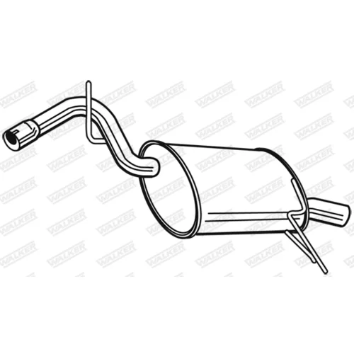 Koncový tlmič výfuku 23397 /WALKER/ - obr. 8