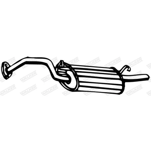 Koncový tlmič výfuku WALKER 06399