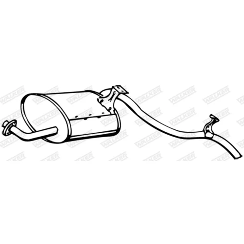 Koncový tlmič výfuku 12420 /WALKER/ - obr. 8