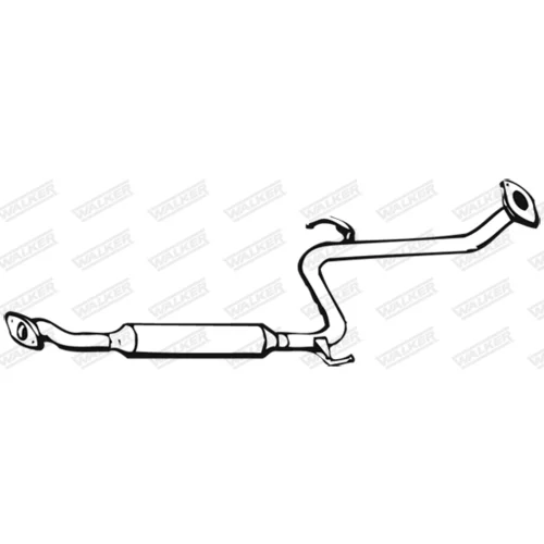 Stredný tlmič výfuku WALKER 14376