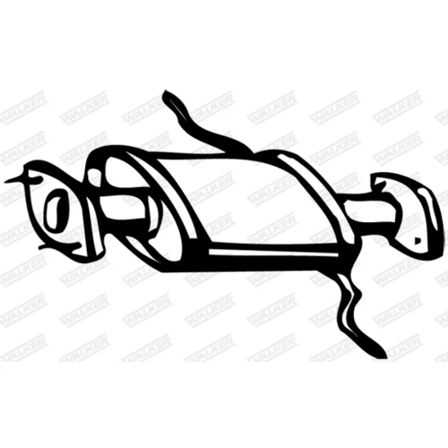 Predný tlmič výfuku WALKER 14723