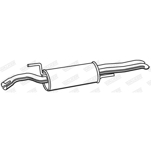 Koncový tlmič výfuku WALKER 22056