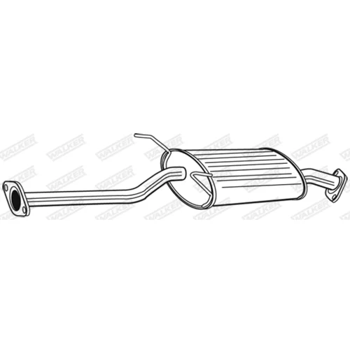 Stredný tlmič výfuku WALKER 23221