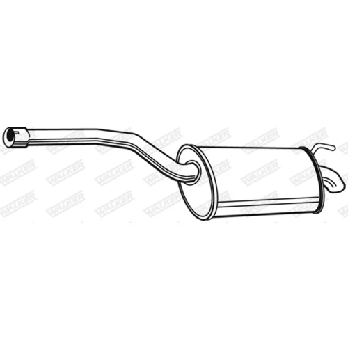 Koncový tlmič výfuku 23368 /WALKER/ - obr. 11