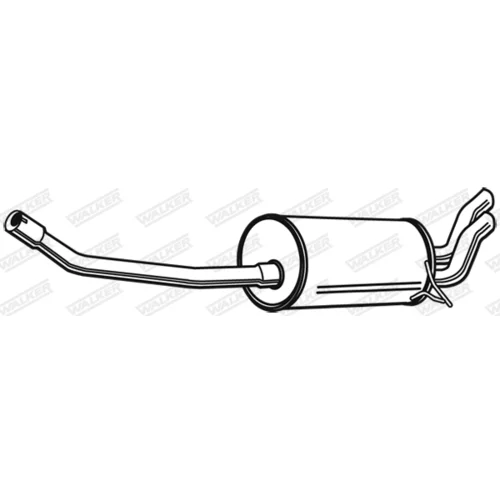 Koncový tlmič výfuku WALKER 23398