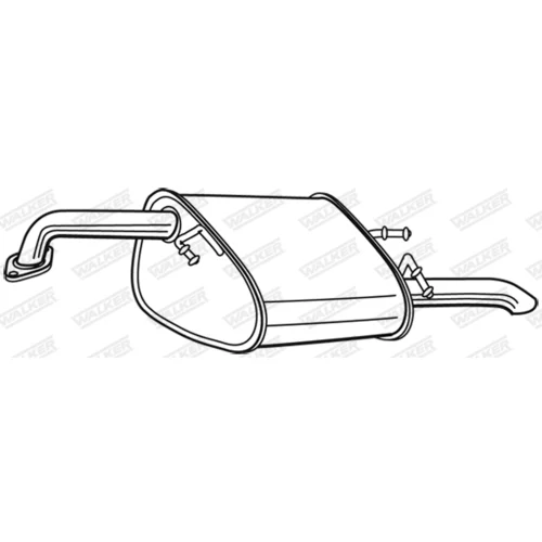 Koncový tlmič výfuku 23675 /WALKER/ - obr. 8