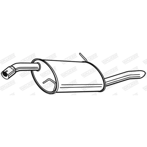Koncový tlmič výfuku 24112 /WALKER/ - obr. 8