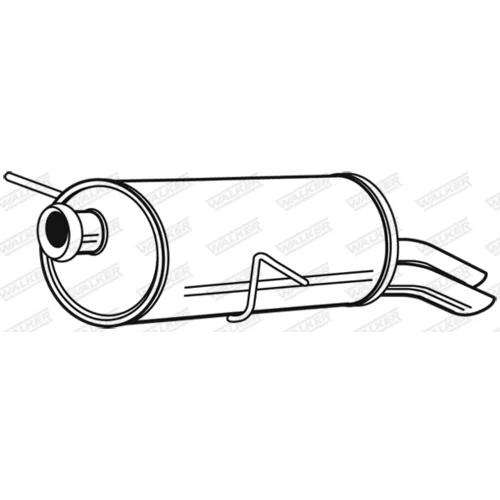 Koncový tlmič výfuku 24148 /WALKER/
