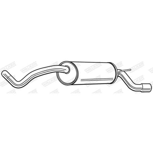 Koncový tlmič výfuku 24153 /WALKER/ - obr. 8