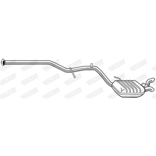 Koncový tlmič výfuku 25111 /WALKER/ - obr. 5