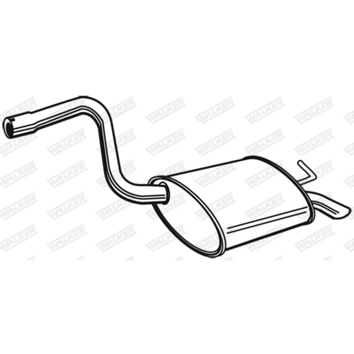 Koncový tlmič výfuku WALKER 71383