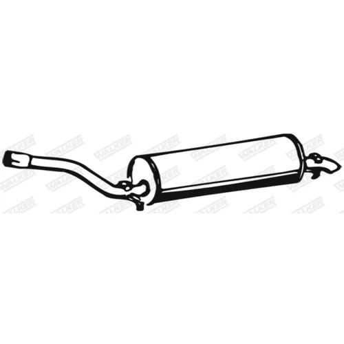Koncový tlmič výfuku 05071 /WALKER/ - obr. 2