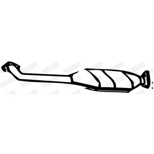 Predný tlmič výfuku WALKER 14742