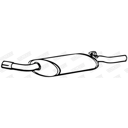 Koncový tlmič výfuku WALKER 17302