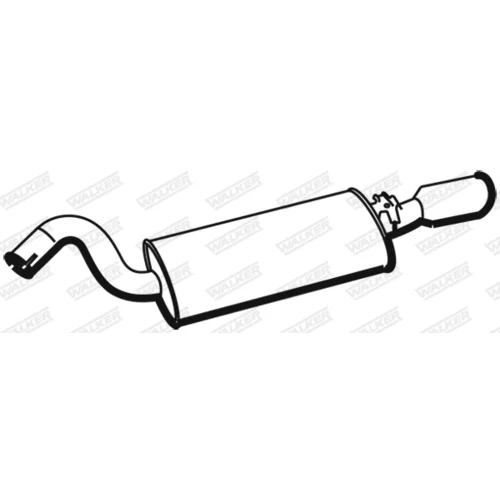 Koncový tlmič výfuku WALKER 19300