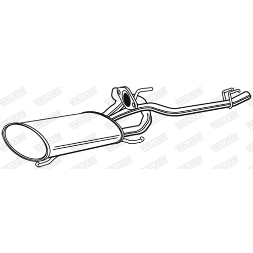 Koncový tlmič výfuku WALKER 21527