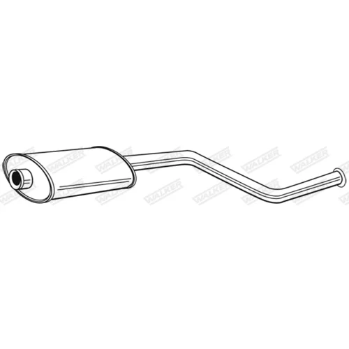 Stredný tlmič výfuku 22398 /WALKER/ - obr. 8